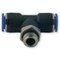 Raccord polymère en T mâle BSP 1/8 x Ø8